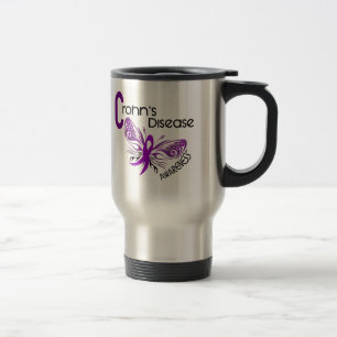 Crohns Krankheit SCHMETTERLING 3 Reisebecher