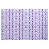 Crohns Krankheits-Bewusstsein mit Schwänen der Stoff (Yard (91,4 cm))