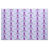 Crohns Krankheits-Bewusstsein mit Schwänen der Stoff (Fat Quarter (45,7 x 55,9 cm))
