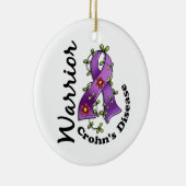 Crohns Krankheits-Krieger 15 Keramikornament (Rechts)