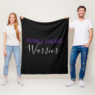Crohns Krankheits-Krieger Fleecedecke