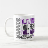 Crohns Krankheits-Krieger Kaffeetasse (Links)