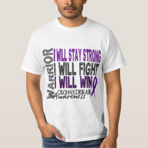 Crohns Krankheits-Krieger T-Shirt