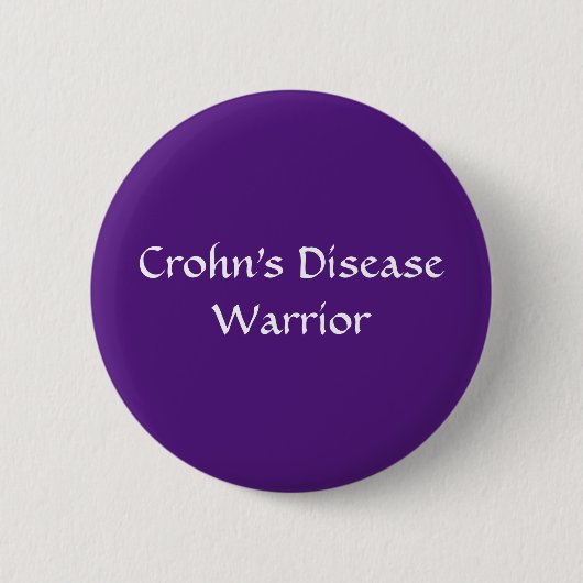 Crohns Kriegersknopf Button (Vorderseite)