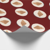 Croissant Artwork Art Food Brunch Packpapier (Ecke)