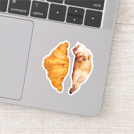 Croissant Aufkleber