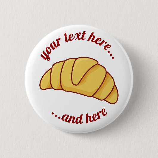 Croissant Button (Vorderseite)