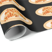 Croissant-Cartoon-Abbildung Geschenkpapier (Rolleneckpunkt)