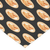 Croissant-Cartoon-Abbildung Kurzer Tischläufer (Ecke)