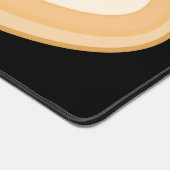 Croissant-Cartoon-Abbildung Schreibtischunterlage (Ecke)