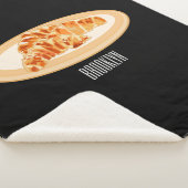 Croissant-Cartoon-Abbildung Sherpadecke (3/4)