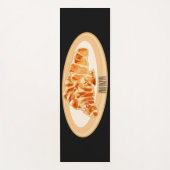 Croissant-Cartoon-Abbildung Yogamatte (Vorderseite)