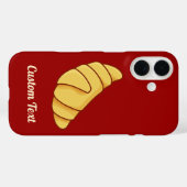 Croissant Case-Mate iPhone Hülle (Rückseite (Horizontal))