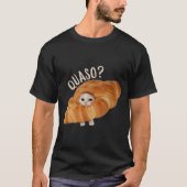 Croissant Cat Meme Shirt for Food Lovers (Vorderseite)