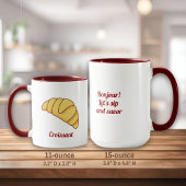 Croissant Coffee Tasse