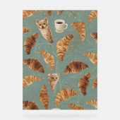 Croissant Crawl Cats, Coffee & French Bakery Chaos Acrylschild (Vorderseite)