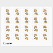 Croissant Croissant Pudding Sticker (Blatt)