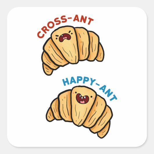 Croissant Croissant Pudding Sticker (Vorderseite)