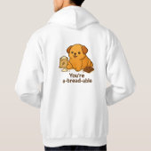 Croissant Dog Hoodie (Rückseite)
