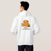 Croissant Dog Hoodie (Schwarz voll)