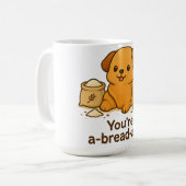 Croissant Dog Kaffeetasse (Vorderseite Links)