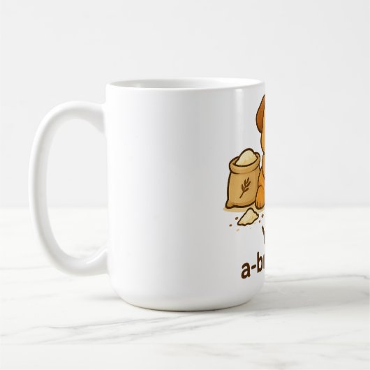 Croissant Dog Kaffeetasse (Links)