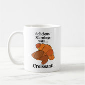 Croissant Frühstück Essen Kaffeetasse (Links)