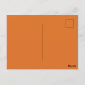Croissant Frühstücksessen Postkarte (Rückseite)