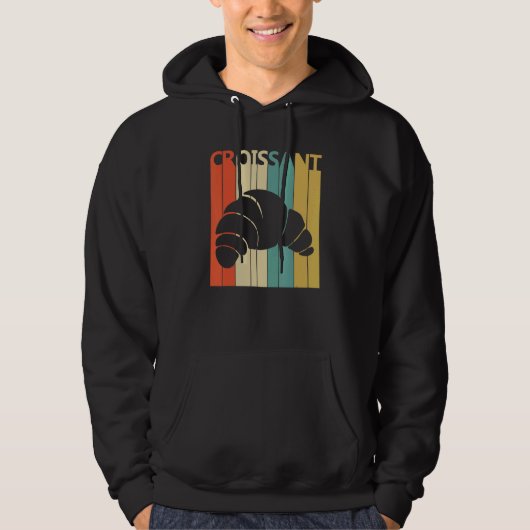Croissant-Frühstücksgericht Hoodie (Vorderseite)