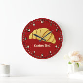 Croissant Große Wanduhr (Zuhause)