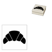 Croissant Gummistempel (Stempel)