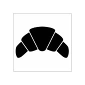 Croissant Gummistempel (Prägung)