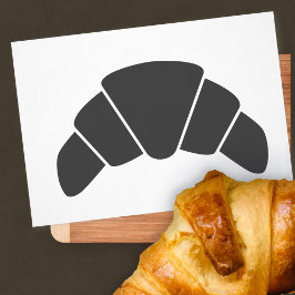 Croissant Gummistempel