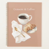 Croissant & Kaffee Planer (Vorderseite)
