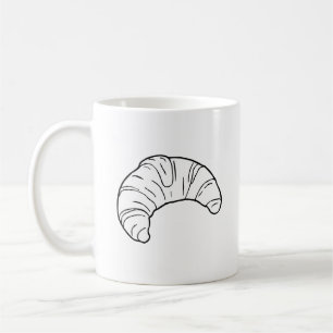Croissant - Klassischer Becher Kaffeetasse