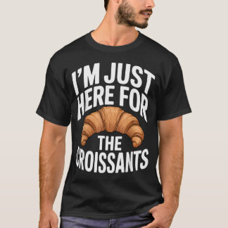 Croissant-Kunst für Französisches Croissant T-Shirt