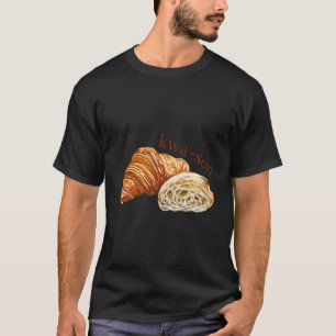 Croissant Lover Kwa-Son Niedlich Funny T-Shirt