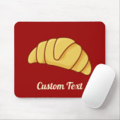 Croissant-Mauspad Mousepad (Mit Mouse)