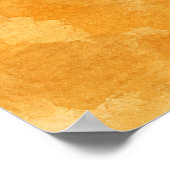 Croissant mit Marmeladentopf Wasserfarbenposter Poster (Ecke)