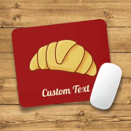Croissant Mouse Pad Mousepad