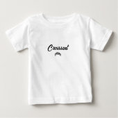 Croissant One-zee Baby T-shirt (Vorderseite)