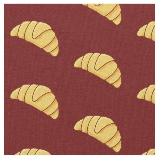 Croissant Pattern Stoff (Nahaufnahme)