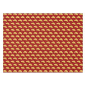 Croissant Pattern Tischdecke (Vorderseite (Horizontal))