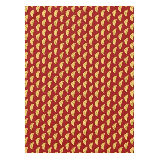 Croissant Pattern Tischdecke (Vorderseite)
