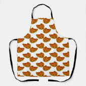 Croissant photo motif pattern schürze (Vorderseite)