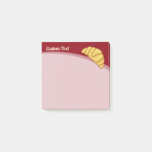Croissant Post-it Klebezettel (Vorderseite)