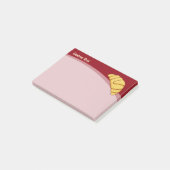 Croissant Post-it Klebezettel (angewinkelt)