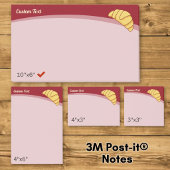 Croissant Post-it Klebezettel