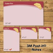 Croissant Post-it Klebezettel