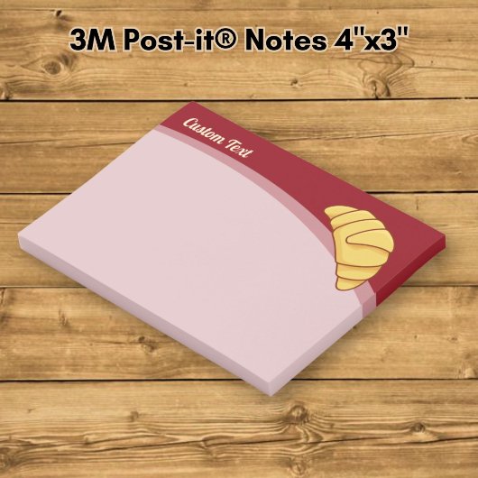 Croissant Post-it Klebezettel
